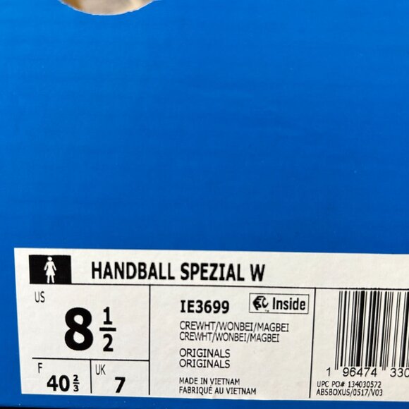 Women's Adidas Handball Spezial Cream White & Beige Size 8.5 EUC - Picture 4 of 6